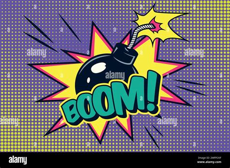 Bomb pop art style vector image Stock Vector Image & Art - Alamy