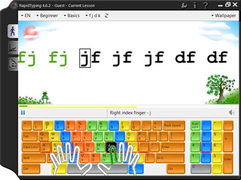 Typing Tutor, Typing Test and Typing games at rapidtyping.com | Typing lessons, Typing games ...