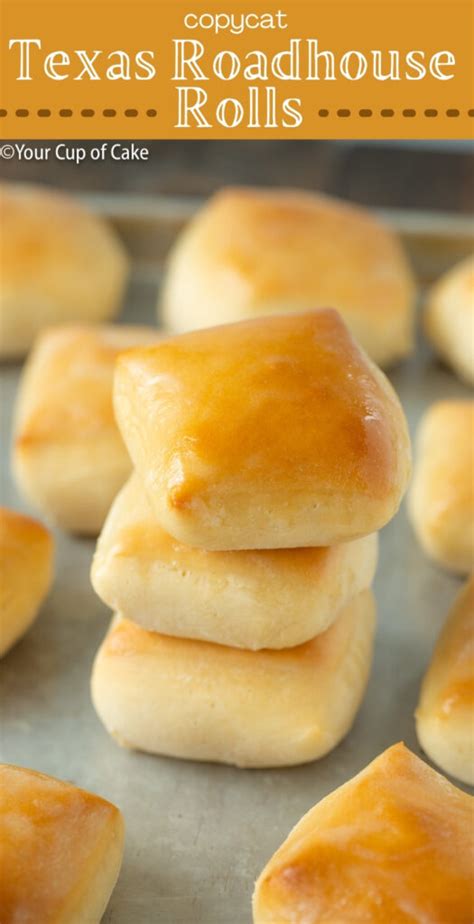 Copycat Texas Roadhouse Rolls - Your Cup of Cake