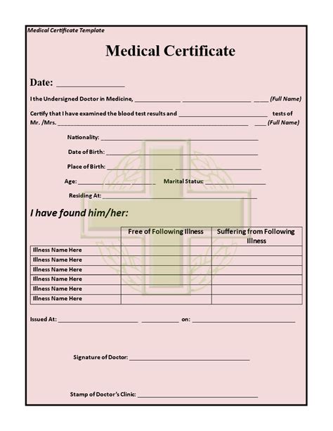 22+ Medical Certificate Templates for Sick Leave - PDF, Docs, Word