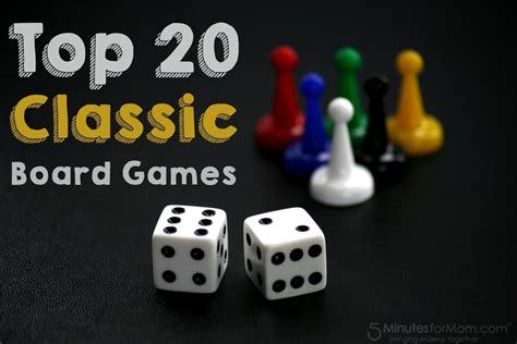 Top 20 Classic Family Board Games You Must Play With Your Kids - 5 Minutes for Mom