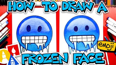 🥶 How To Draw The Frozen Face Emoji 🥶 - YouTube