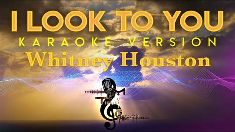 Whitney Houston - I Look To You KARAOKE (W/Backing Vocals) Chords - Chordify