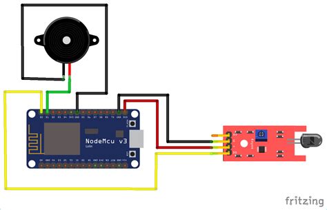 Fire Sensor Circuit Diagram