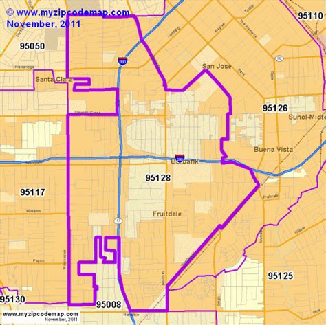 Zip Code Map of 95128 - Demographic profile, Residential, Housing Information etc.