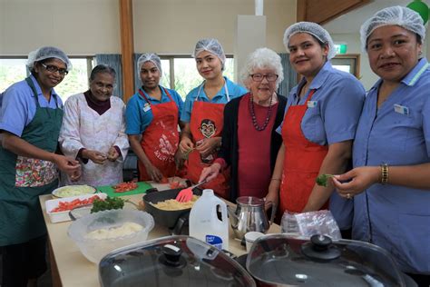 A spoonful of joy as residents help cooking demonstrations