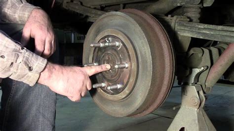 Brake drum removal - YouTube