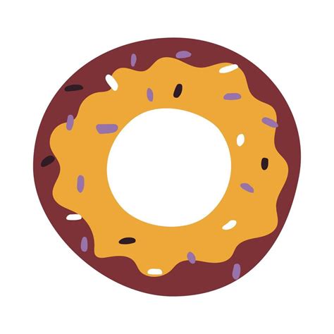 doodle donut illustration 12152067 Vector Art at Vecteezy