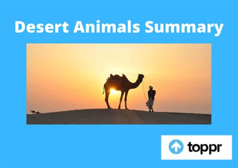 Desert Animals Pictures And List