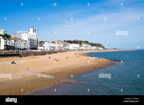 Hastings beach and seafront, UK Stock Photo - Alamy