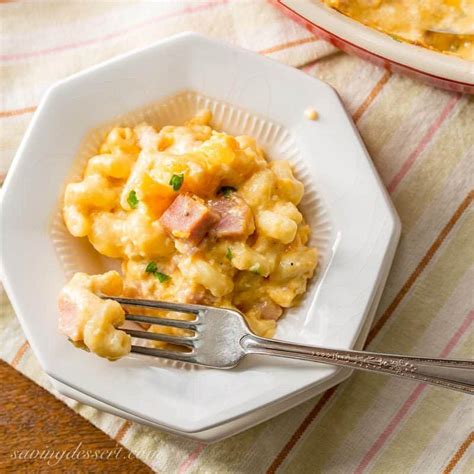 Ham Macaroni & Cheese - Saving Room for Dessert