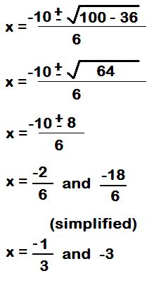 Quadratic Formula Calculator