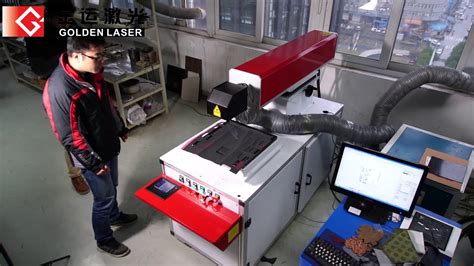 CO2 Galvo laser marking machine ZJ150 video - YouTube