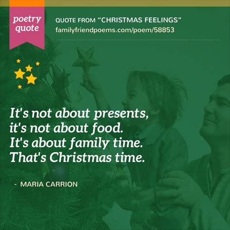 Poem About Christmas With Family, Christmas Feelings