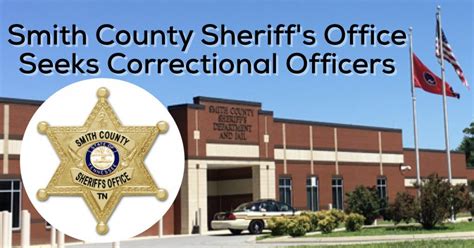 Smith County Sheriff’s Office seeks Correctional Officers | Smith County Insider