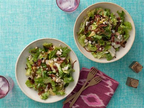 Escarole Salad with Bacon, Caramelized Onions and Blue Cheese Vinaigrette Recipe | Food Network ...