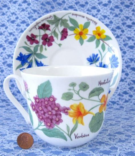 English bone china Roy Kirkham, England breakfast cup and saucer, or large size cup and saucer ...