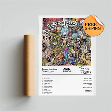 Sticky Fingers Poster Album Cover Poster Caress Your Soul - Etsy Canada