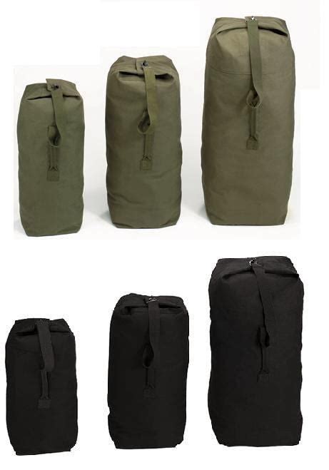 Heavyweight Top Load Canvas Duffle Bag - Military Army – Grunt Force