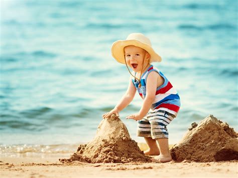 Juegos y actividades de playa para niños