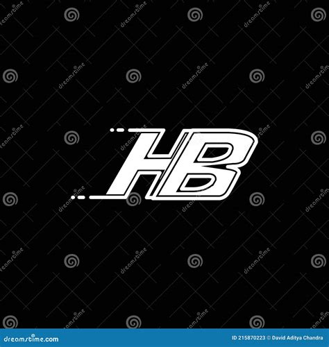 Initial HB Logo Design with Shape Style, Logo Business Branding Stock Vector - Illustration of ...