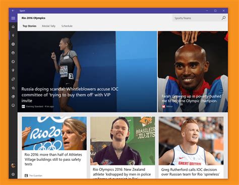 MSN Sports for Windows updated with Rio 2016 addition - MSPoweruser