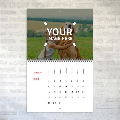 Custom Minimalist Photo Calendar - Get Wall Calendar with Unique Design