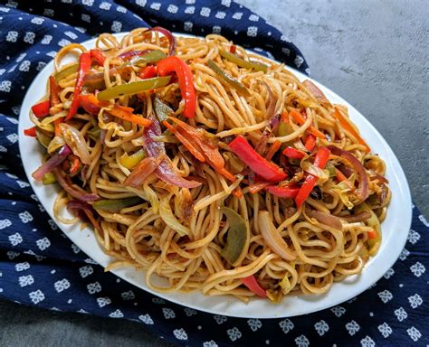 Veg Chow Mein Recipe | Indian Chinese Style Chowmein - VegeCravings | Recipe | Veg chow mein ...