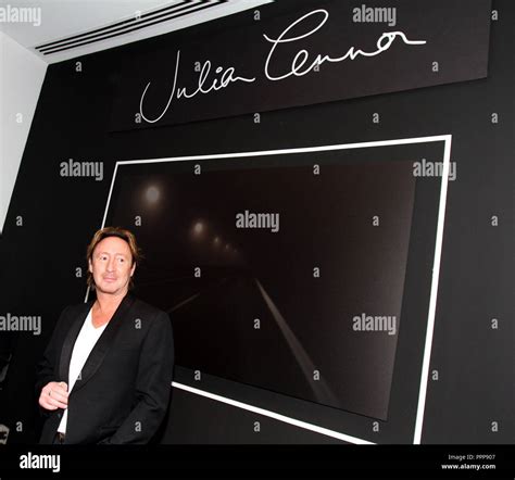 Musician and artist Julian Lennon appears at an exhibit of his classic and contemporary ...