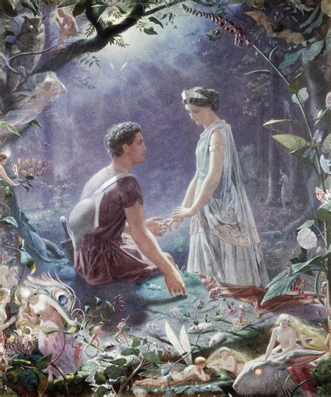 Hermia and Lysander posters & prints by John Simmons