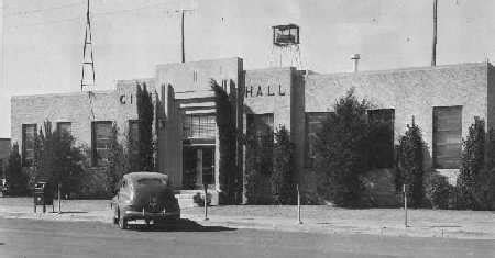 city hall in 1947 Odessa TX