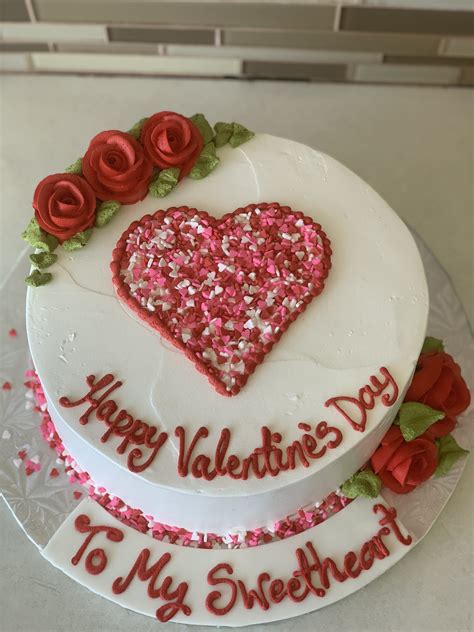 RED VALENTINE HEART CAKE - Rashmi's Bakery