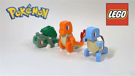 I built all three Kanto Starters | LEGO Pokemon MOC Review - YouTube