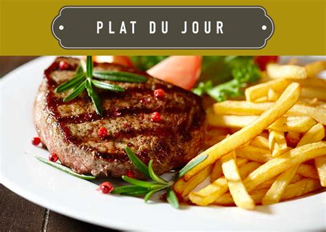 PLAT DU JOUR - Brasserie Blois