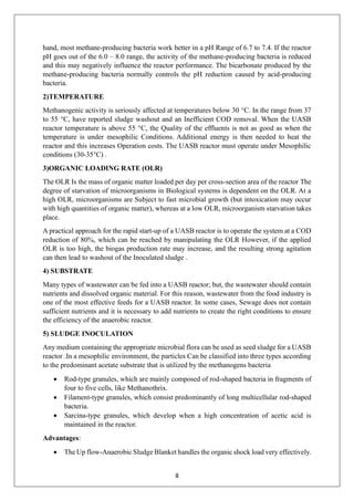 Up flow anaerobic Sludge Blanket (UASB) | PDF