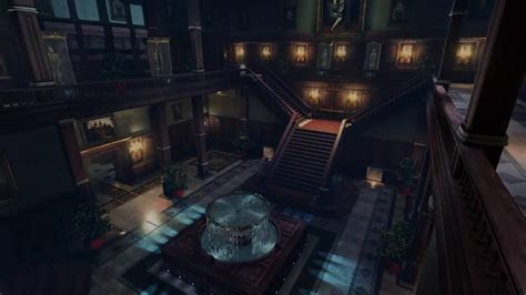 Batman: Return to Arkham- Wayne Manor Main Hall by OmegaBlackHeart | Wayne manor, Manor interior ...