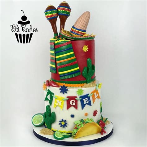 FIESTA!!!!!!!! It’s a celebration!!! Super, fun, ALL-EDIBLE CAKE | Cake, Fiesta cake, Beautiful ...