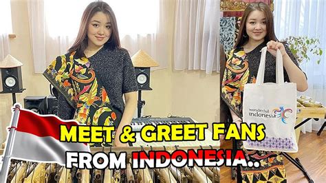 Dayana Meet & Greet Fans From Indonesia: Keep Healthy Guys - YouTube