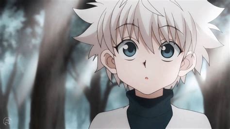 Download Cute Killua Anime Forest Scene Wallpaper | Wallpapers.com