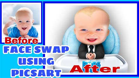 Baby Boss FACE SWAP using Picsart(Easy Tutorial) - YouTube