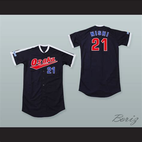 Yuki Nishi 21 Kintetsu Buffaloes of Osaka Baseball Jersey — BORIZ