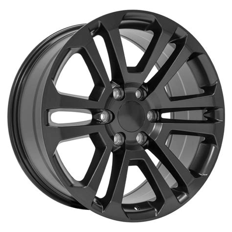 CV99 20x9 GMC Satin Sierra Matte Black Wheels | Shop for GMC Satin ...