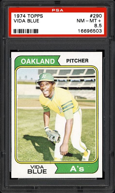 1974 Topps Vida Blue | PSA CardFacts®