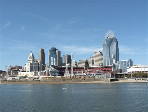 Cincinnati Skyline From Kentucky Free Stock Photo - Public Domain Pictures