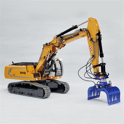 1/14 Liebherr 946 Model RC Hydraulic Excavator with Adjustable Boom - 1 ...