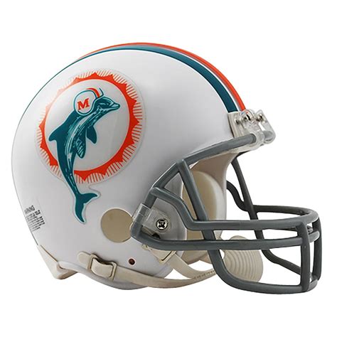 Riddell Miami Dolphins VSR4 Throwback 1972 Mini Football Helmet