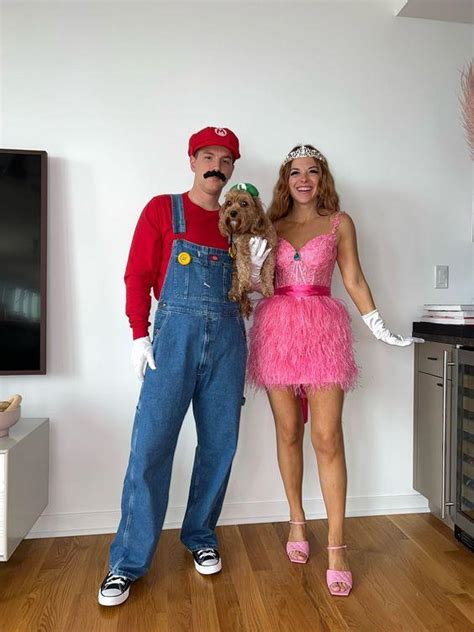 Princess Peach Halloween Costume Mario Costume Cute Couple Halloween | Hot Sex Picture