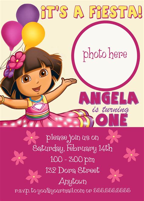 Dora the explorer birthday invitations ideas – Artofit