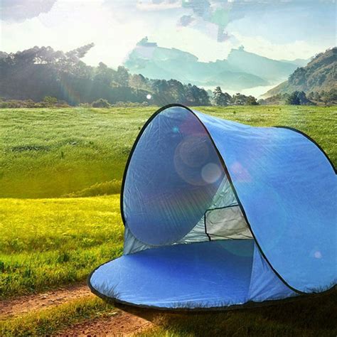 iMeshbean Outdoor Easy Pop Up 2-3 Person Beach Shade Tent Sun Shelter ...