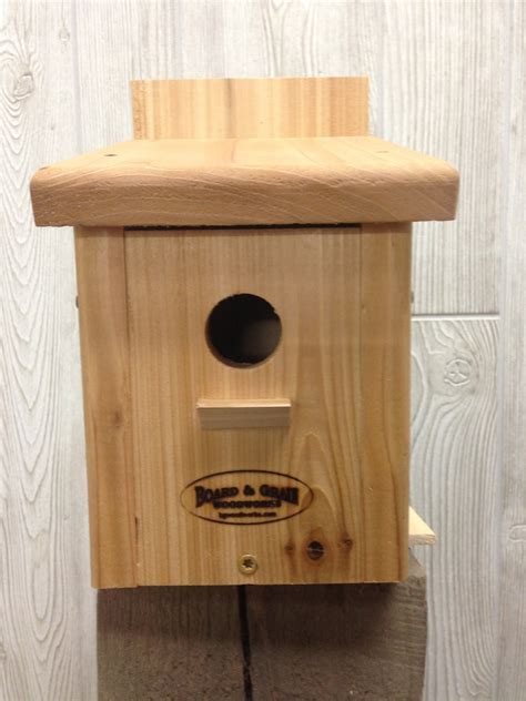 Chickadee & Nuthatch Nest Box Bird House - Etsy